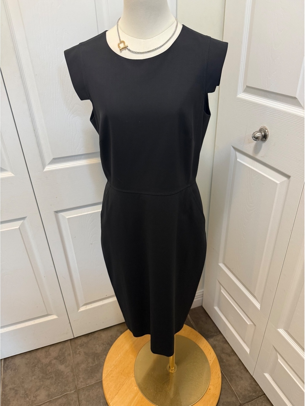 J.Crew Resume Dress black cap sleeve sheath (highly sought after)
